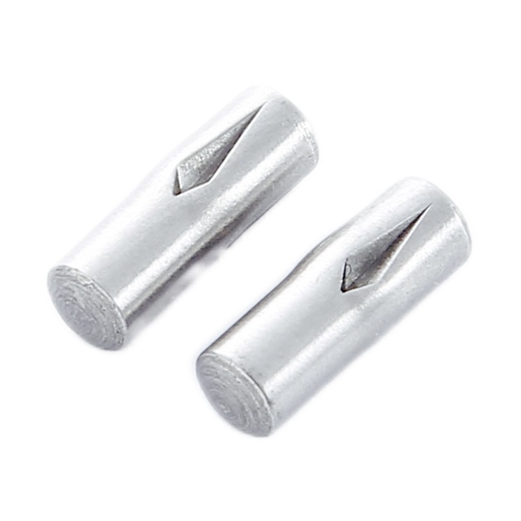 Din1474 খাঁজযুক্ত পিনের অর্ধ দৈর্ঘ্য বিপরীত টেপার খাঁজ